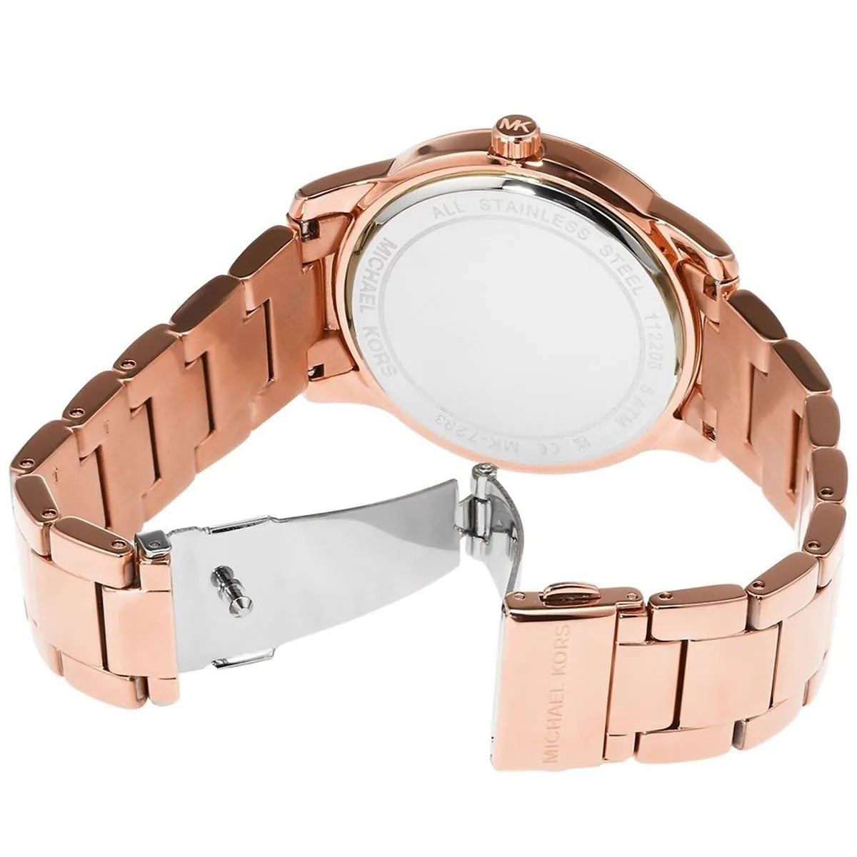 Michael Kors Oversized Tibby Pavé Rose Gold-Tone Women's Watch - MK7293