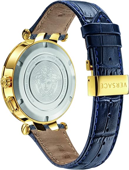 Versace V-Race Quartz Blue Dial Men's Watch - VEBV00219